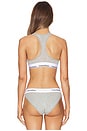 view 3 of 4 Modern Cotton Bralette in Grey Heather