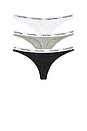 view 2 of 6 Carousel 3 Pack Underwear in White & Black