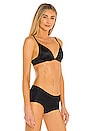 view 2 of 4 Lightly Lined Plunge Bra in Black