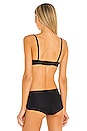 view 3 of 4 Lightly Lined Plunge Bra in Black