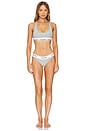 view 4 of 4 Icon Cotton Modal Bikini in Grey Heather