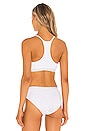 view 3 of 4 Unlined Bralette in Classic White