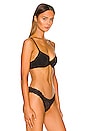 view 2 of 4 SOUTIEN-GORGE LIGHTLY LINED PERFECT COVERAGE T-SHIRT in Black