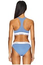 view 3 of 4 Modern Cotton Unlined Bralette in Glacier