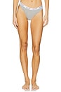 view 3 of 6 Calvin Klein Carousel Bikini 3 Pack in Heather Grey, White & Black