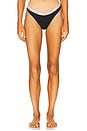 view 1 of 4 Calvin Klein Modern Logo Thong in Black