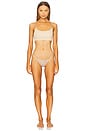 view 4 of 4 Calvin Klein Lightly Lined Retro Bralette in Bare