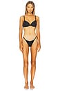 view 4 of 4 Calvin Klein Attraction Lightly Lined Demi Bra in Black