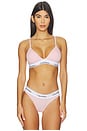 view 1 of 4 Modern Cotton Lightly Lined Triangle Bra in Buff Pink