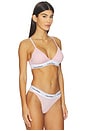 view 2 of 4 Modern Cotton Lightly Lined Triangle Bra in Buff Pink