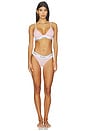 view 4 of 4 Modern Cotton Lightly Lined Triangle Bra in Buff Pink
