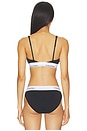 view 4 of 4 Push Up Triangle Bralette in Black