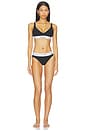 view 5 of 4 Push Up Triangle Bralette in Black