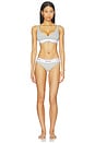 view 5 of 4 Push Up Triangle Bralette in Grey Heather