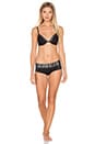 view 4 of 4 Signature Unlined Underwire Bra in Black