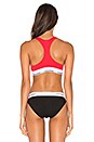 view 3 of 4 Modern Cotton Bralette in Evocative Red