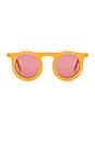 view 1 of 3 Lind Circles Sunglasses in Citric Acid with Nightshade Lenses