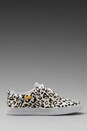 view 2 of 5 White Newman in Leopard Print Canvas in White Leopard