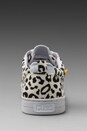 view 3 of 5 White Newman in Leopard Print Canvas in White Leopard