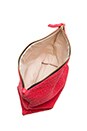 view 4 of 5 Foldover Clutch in Pebbled Red
