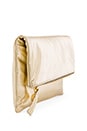view 3 of 4 Foldover Clutch in Gold