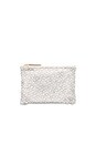 view 1 of 4 Clare Vivier Flat Clutch in Silver Lasercut