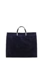 view 2 of 5 Simple Tote in Navy Suede