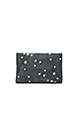 view 2 of 5 Margot Supreme Foldover Clutch in Slate & Gold