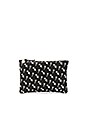 view 1 of 5 Flat Clutch in Black & Cream