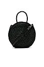 view 1 of 5 SAC À MAIN ALICE in Black Woven