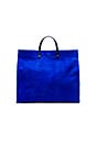 view 2 of 5 Maison Simple Tote in Royal Blue Suede