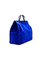 view 3 of 5 Maison Simple Tote in Royal Blue Suede