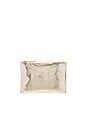 view 1 of 4 Flat Clutch in Yellow Gold