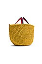 view 3 of 5 Lea Tote in Yellow Woven