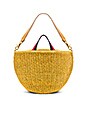 view 5 of 5 Lea Tote in Yellow Woven