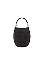 view 1 of 4 Pot De Miel Tote in Black Woven