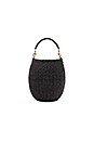 view 2 of 4 Pot De Miel Tote in Black Woven