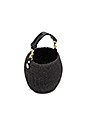 view 4 of 4 Pot De Miel Tote in Black Woven