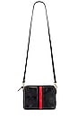 view 5 of 5 Midi Sac Crossbody in Black Rustic & Navy & Red