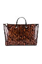 view 1 of 4 Attache Tote in Cocoa Python