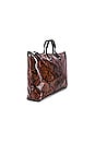 view 3 of 4 Attache Tote in Cocoa Python