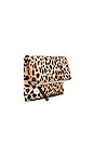 view 3 of 5 Foldover Calf Hair Clutch in Leopard