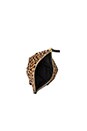 view 5 of 5 Foldover Calf Hair Clutch in Leopard