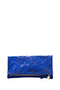 view 1 of 4 Foldover Clutch in Royal Blue