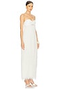 view 2 of 4 Selene Fringe Longline Dress in Parchment