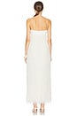 view 3 of 4 Selene Fringe Longline Dress in Parchment