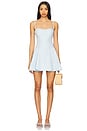 view 1 of 3 Georgia Mini Dress in Mineral Blue