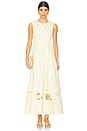 view 1 of 3 Anika Embroidered Dress in Butter