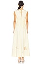 view 3 of 3 Anika Embroidered Dress in Butter