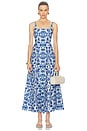 view 1 of 3 VESTIDO RAFAELLA in Lapis Mirage